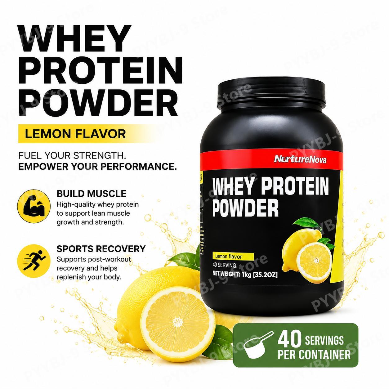 Nutrition Of Fitness - NurtureNova Whey Protein Powder o smaku